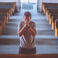 Man praying